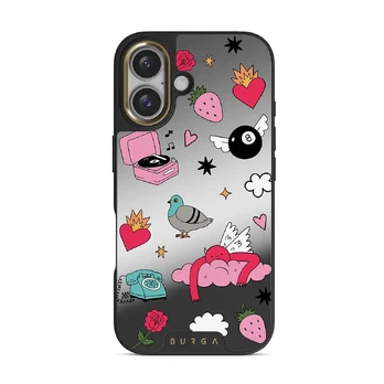 Side Quest - iPhone 16 Case, Elite Mirror Dark (MagSafe) / Gold