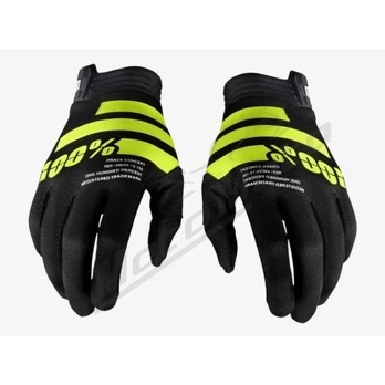 Pirštinės 100% BLACK / YELLOW iTRACK