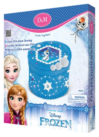 Papuošalų dėžutė iš veltinio Ledo šalis (Frozen) D&M