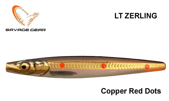 Blizgė Savage Gear LT Zerling Copper Red Dots 20 g