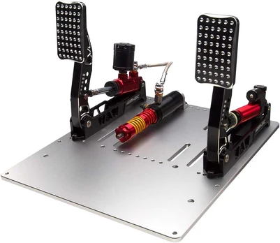 Simagic P2000 Hydraulic 2-Pedal Set, 200KG Loadcell - Crimson Edition