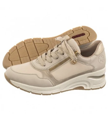 Rieker Beżowe N9301-60 Beige (RI155-a)