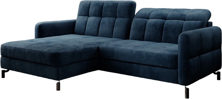 Kampinė sofa Lorelle su patalynės dėže, audinys Monolith 77
