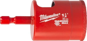 Deimantinė gręžimo karūna Milwaukee DIAMOND MAX; HEX1/4''; 32 mm