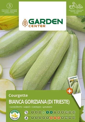 Sėklos Garden Center, cukinijos BIANCA DI TRIESTE, 2 g