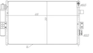 NRF NRF 350464 Air conditioning condenser