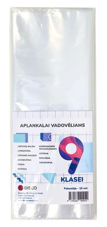 Vadovėlių aplankalai DISCO, 9 klasė