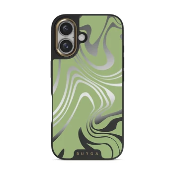 Funky Sensation - iPhone 16 Case, Elite Mirror (MagSafe) / Gold