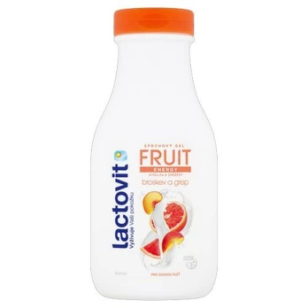 Lactovit FRUIT Peach and grapefruit Dušo želė energetic 500ml