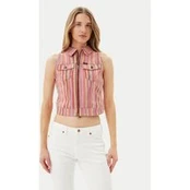 Wrangler Liemenė 112362848 Rožinė Slim Fit