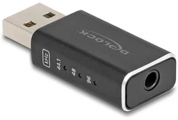 Delock USB Gaming DAC 24 Bit / 96 kHz High Res Audio