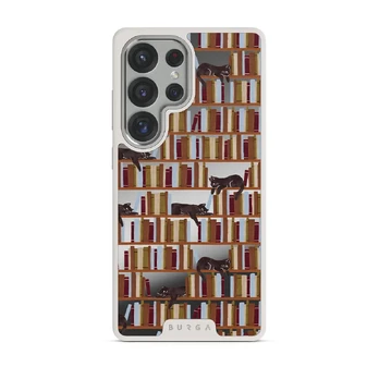 Ex Libris - Samsung Galaxy S25 Ultra Case, Elite Mirror Light (Magnetic) / Silver
