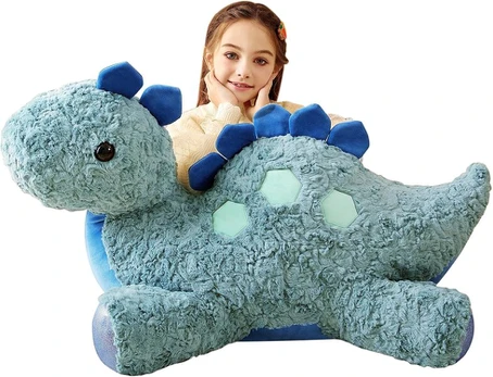 Tumyay didelis stegozauro dinozauro minkštas žaislas, didelis minkštas žaislas, 78 cm didelis pliušinis žaislas, didelis jumbo pliušinis žaislas, dovana vaikams