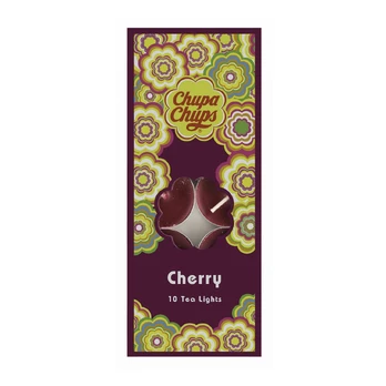 CHUPA CHUPS CHERRY arbatinės žvakės (10 vnt.), 100 g