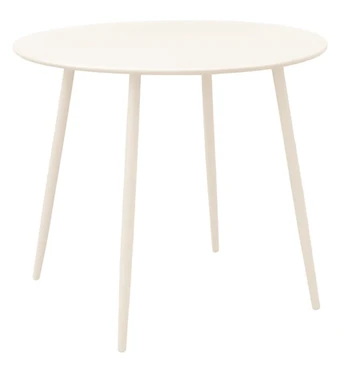 Lauko stalas Domos, 80x72 cm, creme