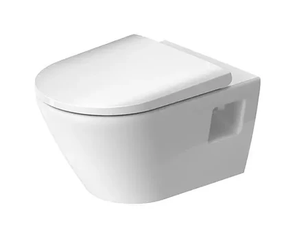 Duravit D-Neo - Pakabinamas unitazas, be rėmelio, baltas 2578090000