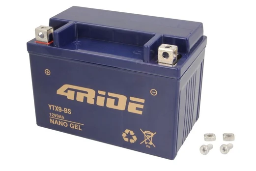 Akumuliatorius 4 RIDE YTX9-BS 4RIDE GEL 12V 9Ah 145A K+