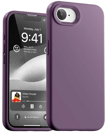 Dėklas Mercury Silicone do iPhone 16e violetinė