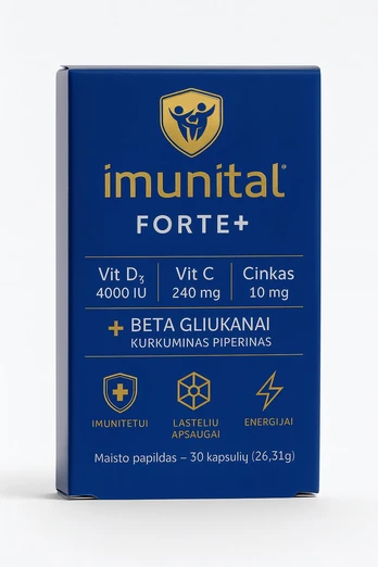 IMUNITAL FORTE+ kapsulės N30