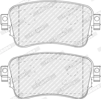 FERODO FVR5120 Brake pad set