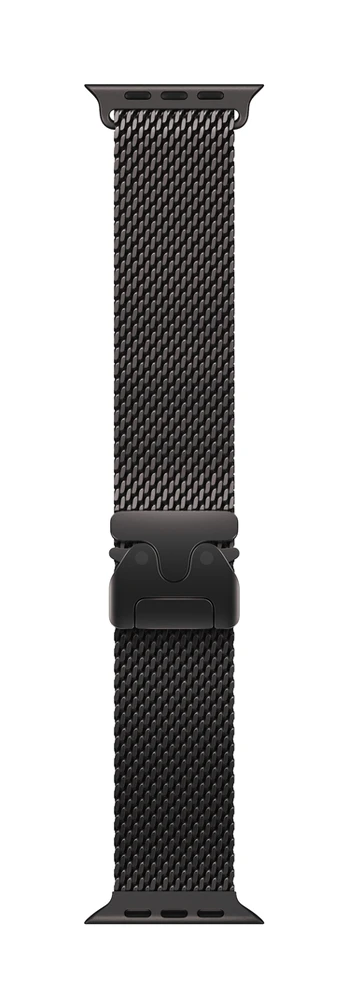 Apyrankė APPLE 49mm Black Titanium Milanese Loop - Large