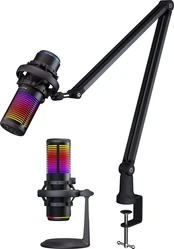 Mikrofonas Preyon Osprey Scream RGB POS43B, juoda