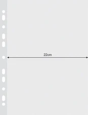 Įmautė plati A4 120mic 25 vnt. kaina