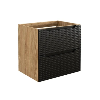 Vonios spintelė COMAD Luxor Black 82-60-2S. juoda