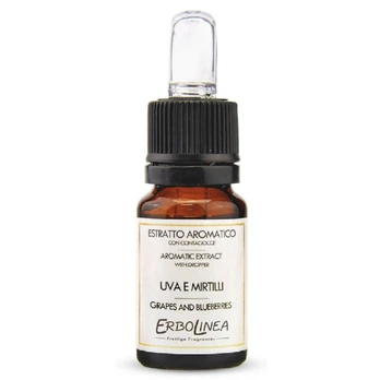 Kvepalų namams ekstraktas Erbolinea Uva E Mirtilli, 10 ml