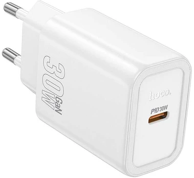 HOCO sieninis pakrovėjas Type C PD QC 30W N62 baltas