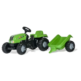 ROLLY TOYS Pedalinis traktorius su rollyKid-X priekaba