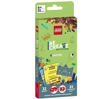 Iššūkių kortelės LEGO® Recreate Pilis ACP-6607