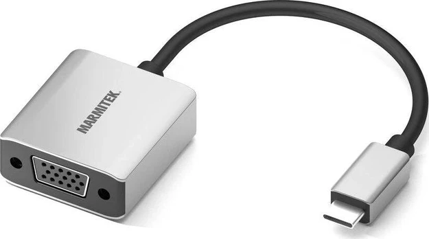 Adapteris USB Marmitek USB-C - VGA Pilka (8370)