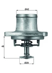 MAHLE TI 48 80D Termostatas, aušinimo skystis