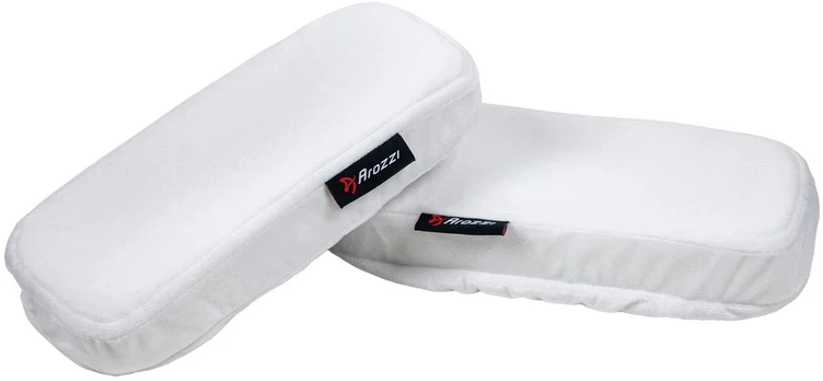 Arozzi - Memory Foam Armrest Pads - Baltas (AZ-MFPAD-WT)