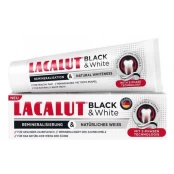 LACALUT dantų pasta BLACK&WHITE, 75 ml kaina