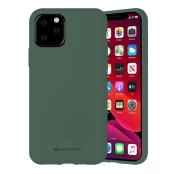 Dėklas Mercury Silicone Case Apple iPhone 14 Plus tamsiai žalias kaina