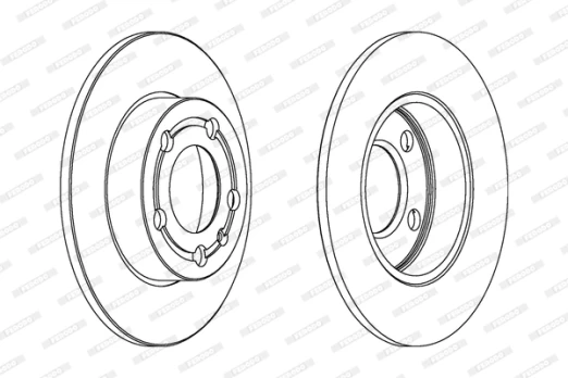 FERODO DDF1233C Brake Disc