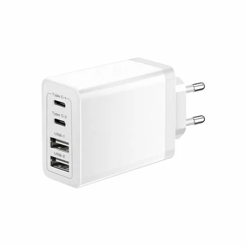 4-ių USB įkroviklio blokas, 2x Type-C + 2x USB-A, 1 vnt.