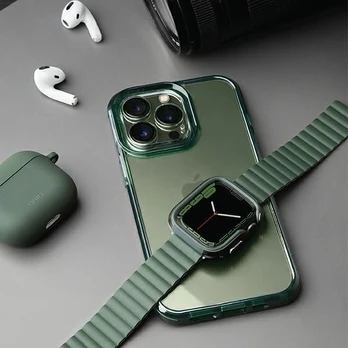 Dėklas UNIQ etui Combat iPhone 13 Pro Max Žalias