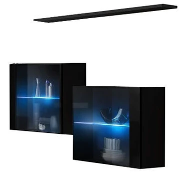 Sekcija Switch SB III su LED apšvietimu, juoda