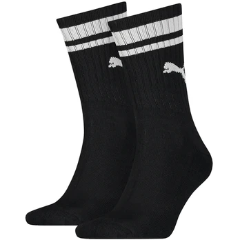 Kojinės Puma Crew Heritage Stripes 2P Uni , juodos