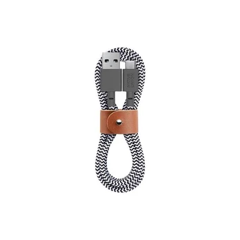 Native Union Diržo kabelis USB-A į USB-C 1,2 m Zebra