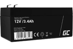 Green Cell Battery AGM VRLA 12V 3.4Ah kaina