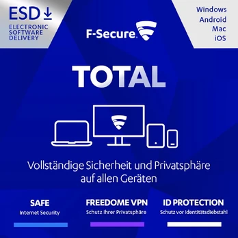F-Secure Total [5 Geräte - 1 Jahr] [Vollversion]
