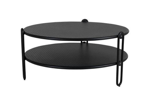 Lauko kavos staliukas Blixt, 85 cm, juodas