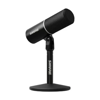 Shure MV6 gen2 - USB-C cardioid dynamic microphone for gamers and streamers, black
