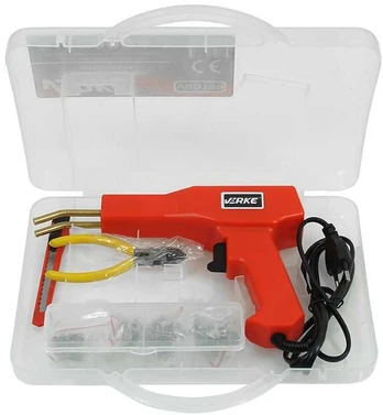 Plastiko suvirinimo aparatas su kabėmis Verke 100W