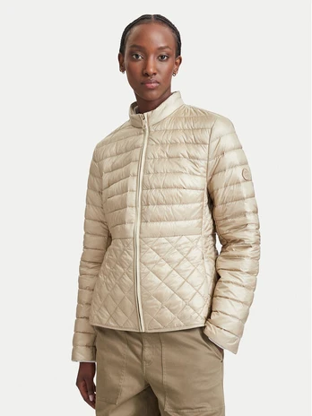 BOSS Pūkinė striukė Pesic 50564760 Smėlio Regular Fit