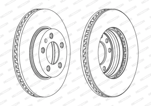 FERODO DDF1591LC-1 Brake Disc